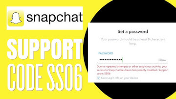 How To Fix Snapchat Support Code SS06 2023