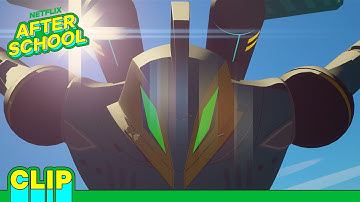 A New Challenger Approaches! | Super Giant Robot Brothers ✨🤖⚡ | Netflix After School