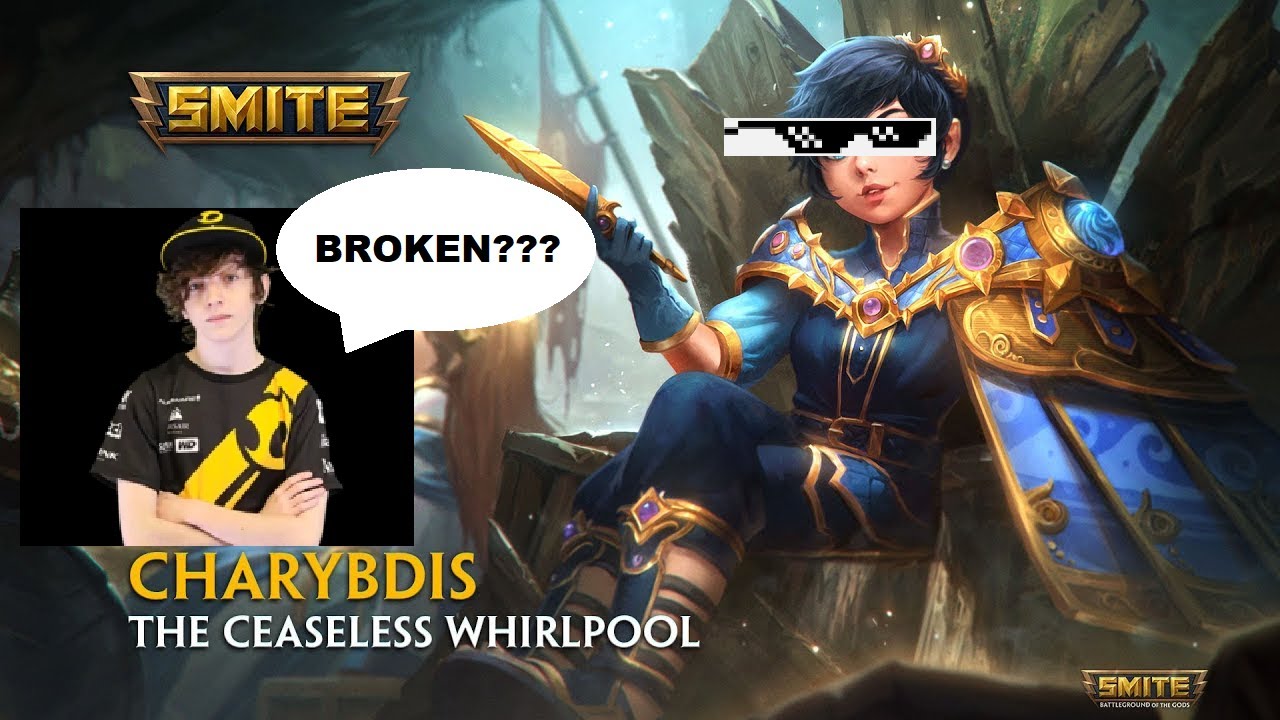 SMITE with Duck3y - Charybdis ADC - GM ranked 10 kill game??? - smite