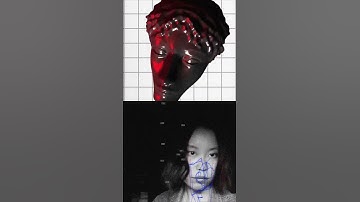 Face Tracking using Touchdesigner #touchdesigner #facetracing #mocap #3d