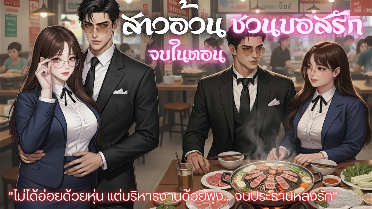 สาวอ้วนชวนบอสรัก “ถึงจะไม่ได้อ่อยด้วยหุ่น แต่ท่านประธานก็หลงรัก..” นิยายสั้นจบในตอน