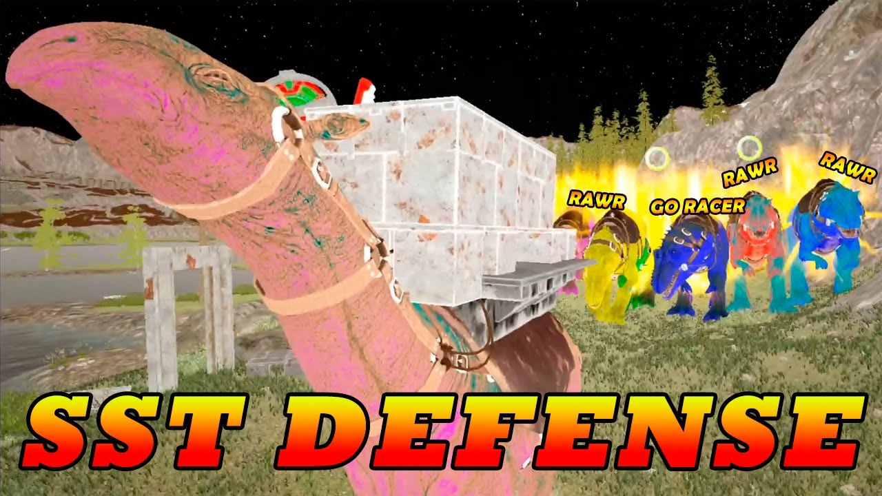 Ark Official PVP DEFENSE S.S.T VS BLDX and PISTOLE