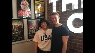 Rob Houchen & Eva Noblezada perform at The Theatre Cafe