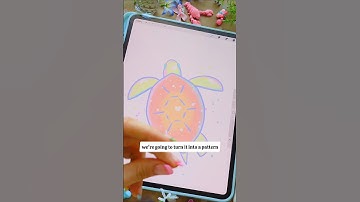 Draw a Sea Turtle In Procreate #digitalarttutorial #procreatedrawingtutorial #tutorial