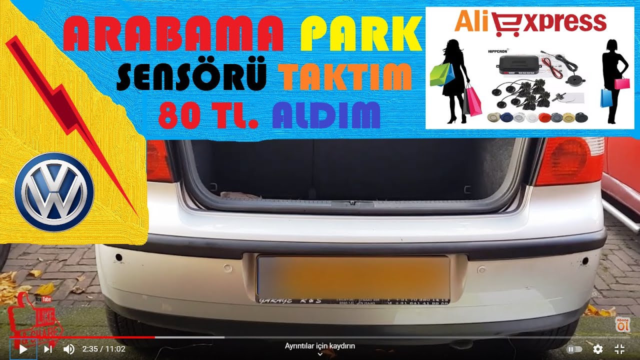 Vw Polo Arabaya Park Sensoru Montaji Nasil Yapilir Youtube
