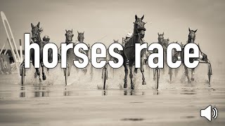 HORSES RACE - sound fx only (2h) - AMBIENT STUDY MUSIC