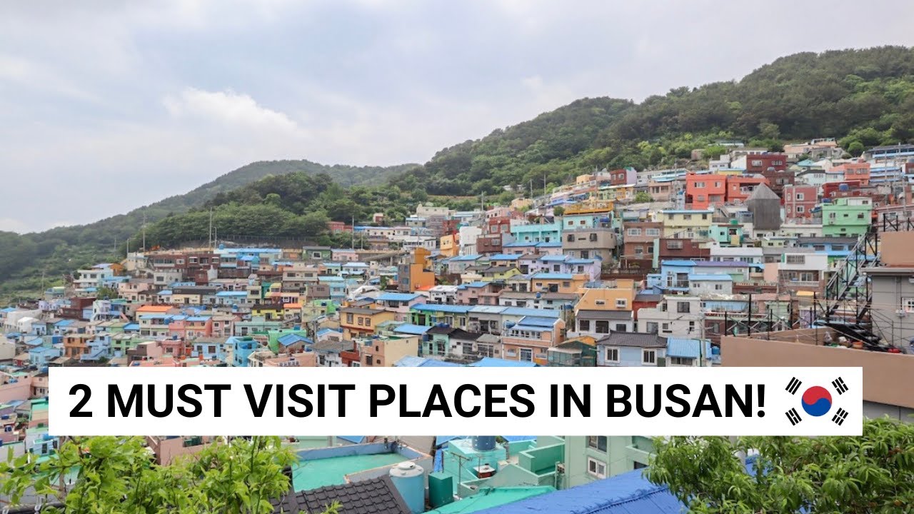 Gamcheon Culture Village Haeundae Beach In Busan Busan Vlog