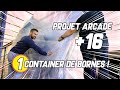 Projet arcade 16  1 container entier  termin la geek room  sega  nintendo  snk  atari