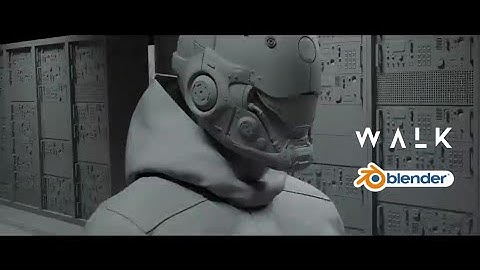 Blender Animation Sci fi Soldier Walking