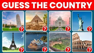 Guess the Country by its Monument | Guess the Landmark Quiz #quiz by Quiz Game 222 views 12 days ago 15 minutes