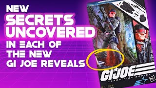 New Secrets Uncovered in the new GI JOE Classified Series reveals