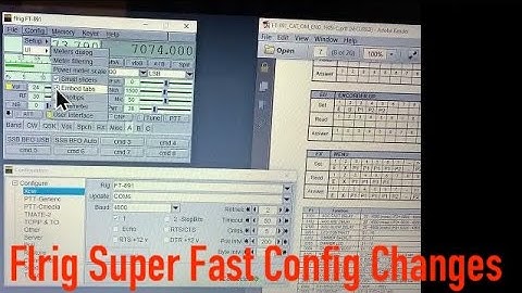 Flrig Super Fast Config Changes