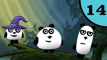 3 Pandas 5 In Fantasy. Walkthrough Level 14
