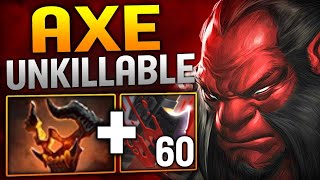 99% All Damage Reduction🔥🔥🔥Axe 75 Kills Unkillable | Dota 2 Gameplay