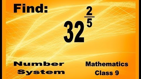 Exponents and Powers of Real Numbers Mathematics Class 9 NUMBER SYSTEM Simplify