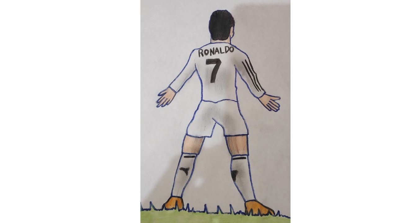 LIVE AO VIVO - COMO DESENHAR O CRISTIANO RONALDO NO TIME DO REAL MADRID ...
