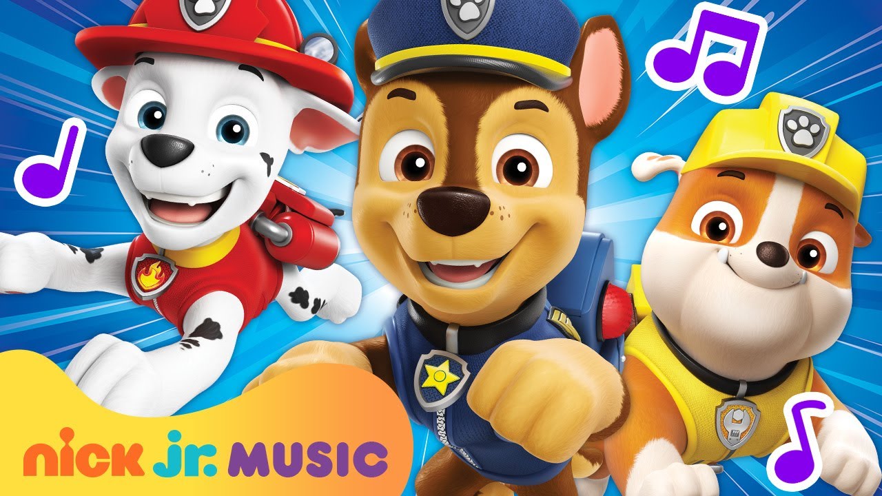 PAW Patrol Theme Song w Lyrics  Sing Along Preschool Songs  Nick Jr Music