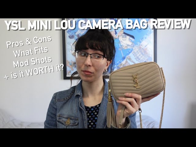 YSL LOU CAMERA BAG REVIEW – pros and cons, mod shots, what fits