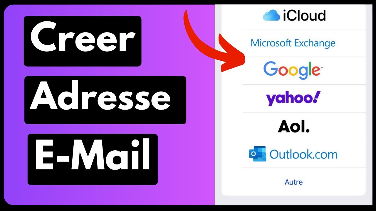 Comment Creer Une Adresse Mail Sur Iphone (Facile) - YouTube