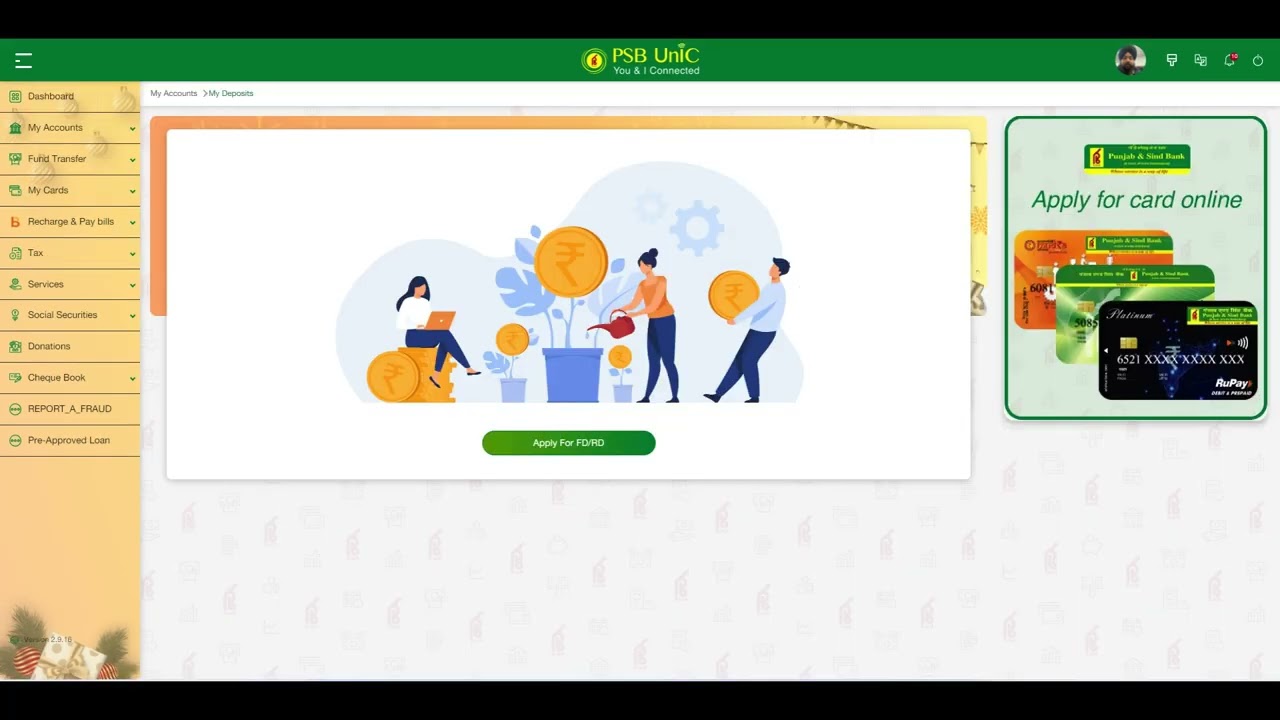 Tutorial Video for opening FD/RD on PSB UnIC
