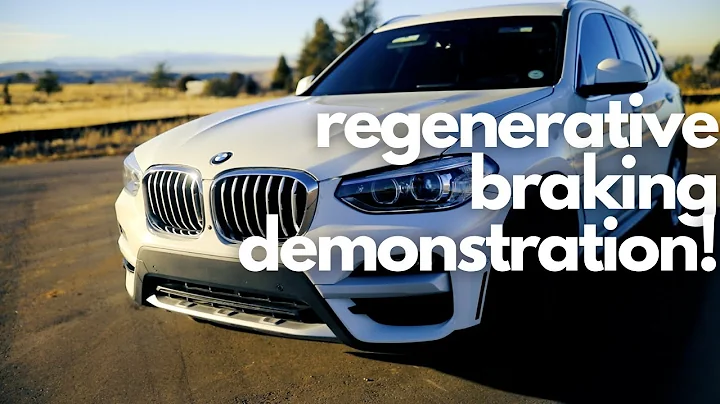Battery regeneration demonstration with the 2021 BMW X3 Hybrid!