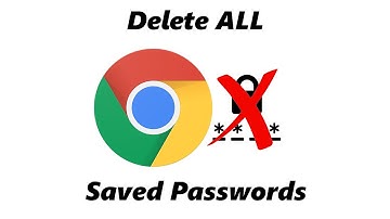 How To Delete ALL Saved Passwords In Google Chrome