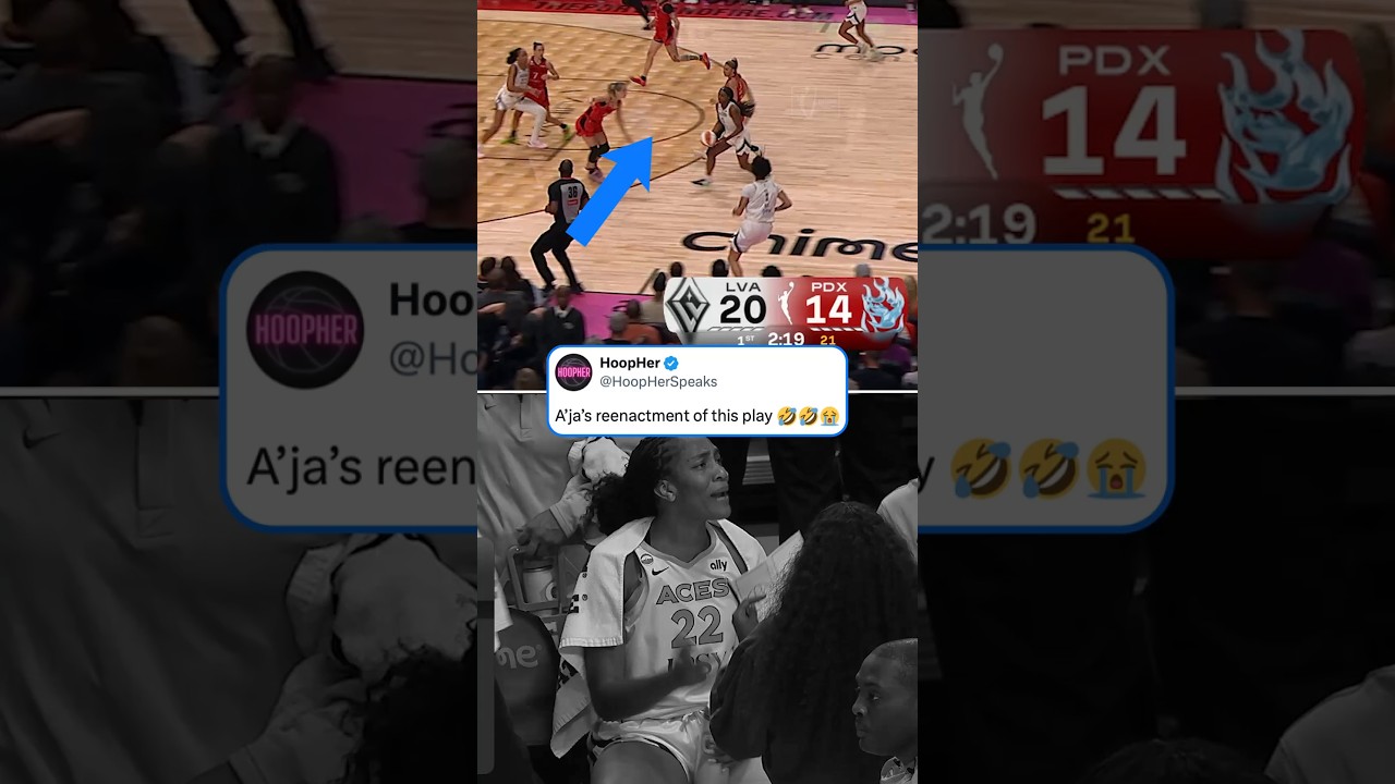 A'ja Wilson's too funny 🤣 (H/T HoopHerSpeaks)