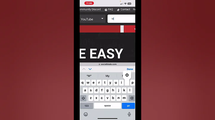 How to find your live subscriber count (MOBILE) #shorts