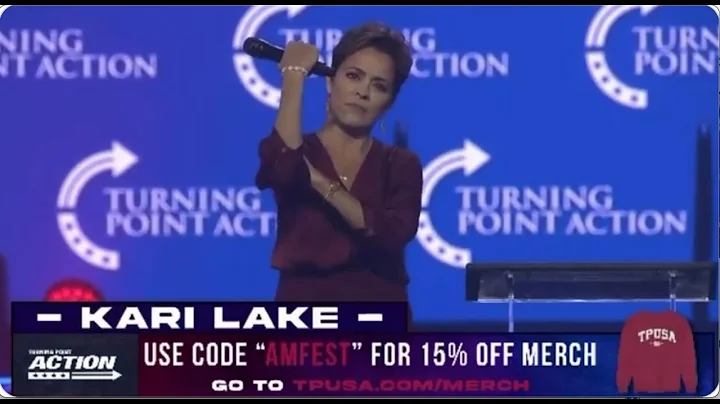 BREAKING: Kari Lake giving the "F You" to the medi...