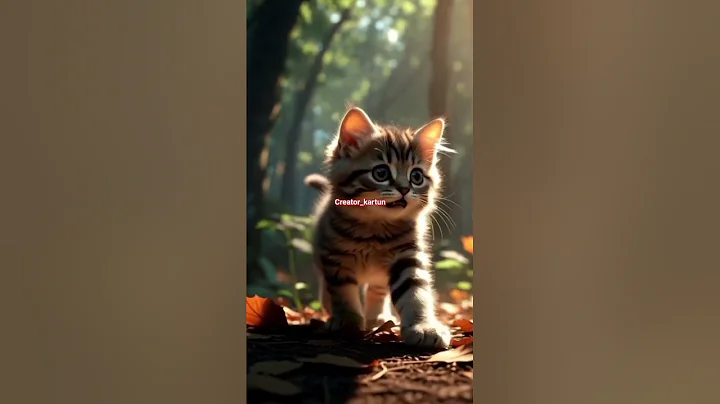 Video 11709371: forest cat cute kitten, forest cat baby