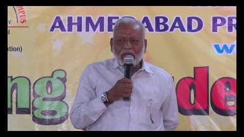 Prof nisar ahmad Ansari - secretary - jamiyat ulma e hind - annual day  Ahmedabab pre school (aps)