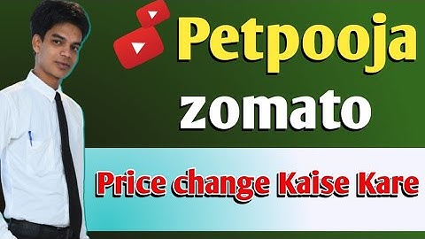 How Change price in zomato in petpooja | petpooja billing software zomato price change kaise kare
