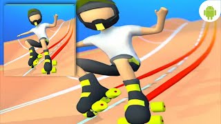 Roller Skate Ultimate Race Star - Gameplay android Waklthorugh - Lomba Sepatu Roda Indonesia screenshot 1