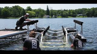 Hydraulic Boat Lift Installation