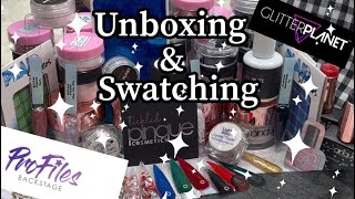 Tickled Pinque Advent Calendar, Profiles Backstage,& Glitter Planet Unboxing & Swatching