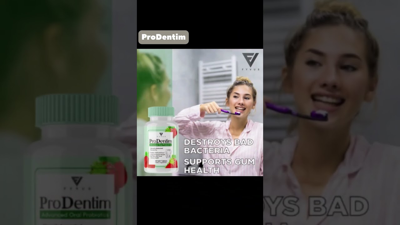 The oral microbiome is the key to strong teeth! 🔬 ProDentim is a natural solution!