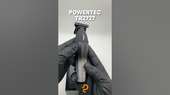 2727-Black Sakal Tıraş Makinesi Powertec #powertec
