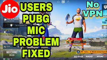 HOW TO FIX MIC GLITCH IN JIO SIM | MIC GLITCH FIX | PUBG SOUND PROBLEM FIXED || PUBG MIC NOT WORKING