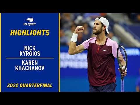 Nick kyrgios vs. Karen khachanov highlights | 2022 us open quarterfinal