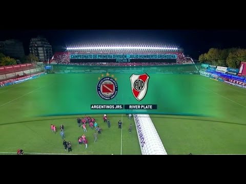 Fútbol en vivo. Argentinos River. Fecha 9 Torneo de División 2015. FPT. - YouTube