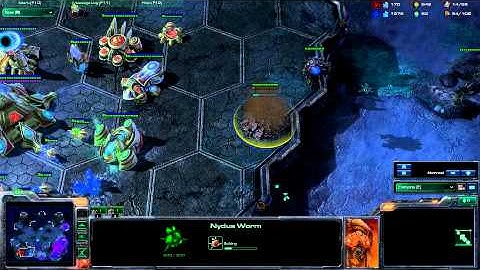Starcraft 2:  Nydus Worm Rapage
