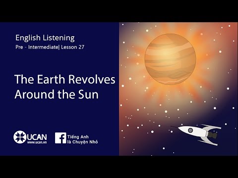 Learn English Listening | Pre-Intermediate - Lesson 27. The Earth Revolves Around The Sun