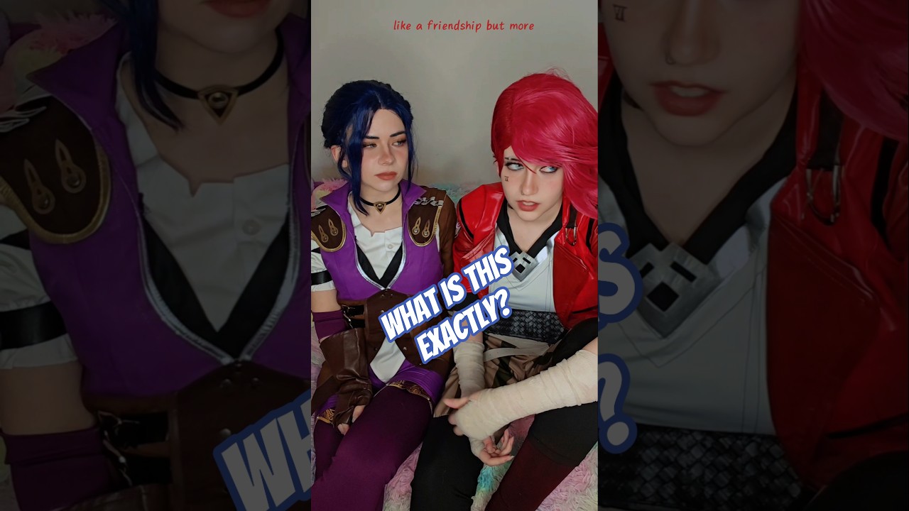 Friendship but more | Vi & Caitlyn @nikkihatsunecosplay #cosplay #shorts #arcane