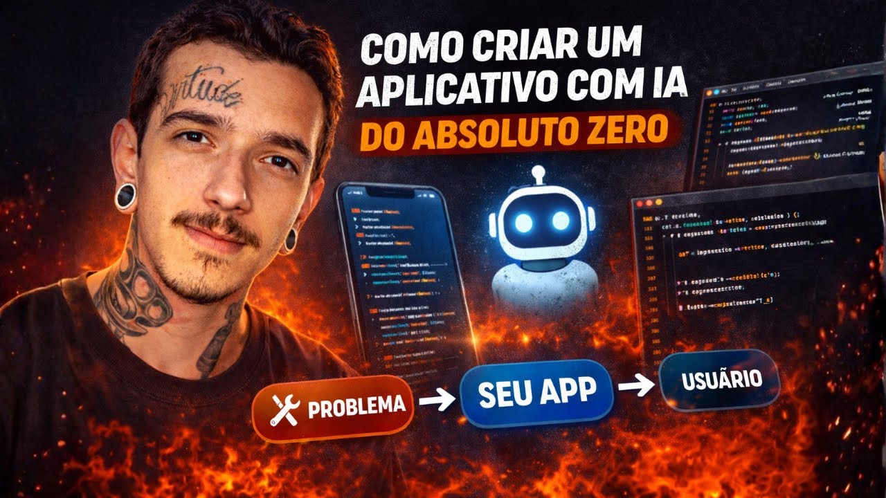 🔴AO VIVO: Criando aplicativo com IA do Absoluto ZERO - YouTube