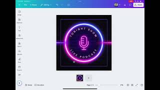 Podcasting with Canva