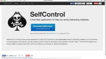 How to block websites that distract you ? Selfcontrol [Mac App review and tutorial]
