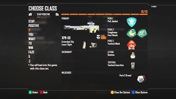 Black Ops 2 Class Setup! #FaZe5 Dirty nV