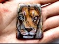 Рисуем льва на камне