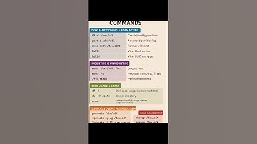 Storage management commands in linux #storage #linuxcommandlinetutorial #devops #aws