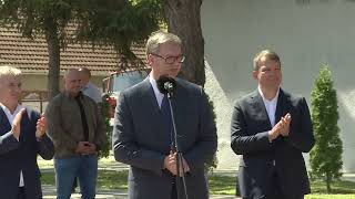 Lovcenac, Alekandar Vucic Predsednik Srbije, U Ekonomski Napredak Srbije Mnogo Je Ulozeno